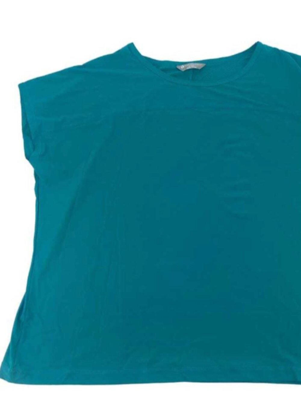 Tuff Athletics Teal Short Sleeve Activewear Workout Top